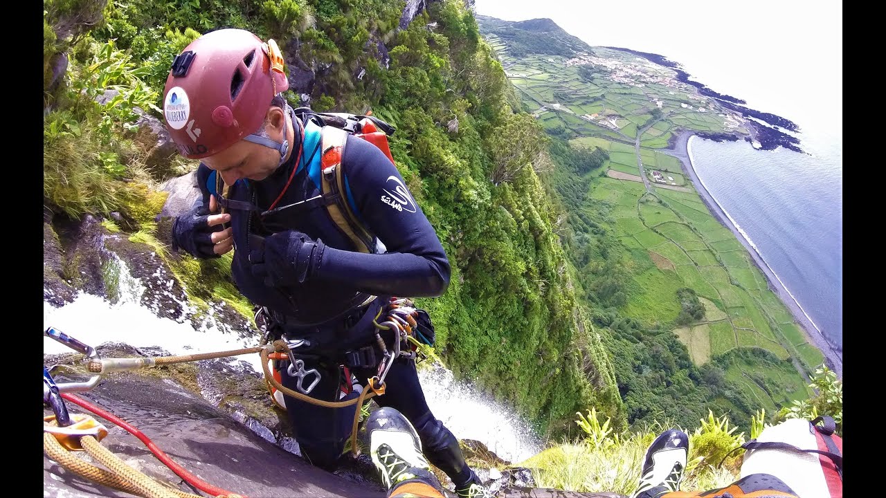 VERTICALITY...Canyoning as big as it gets in the Azores - Flores Island