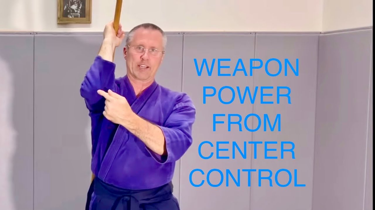 Developing center power for weapon control Aikido Jo, Sword and Katori Shinto Ryu