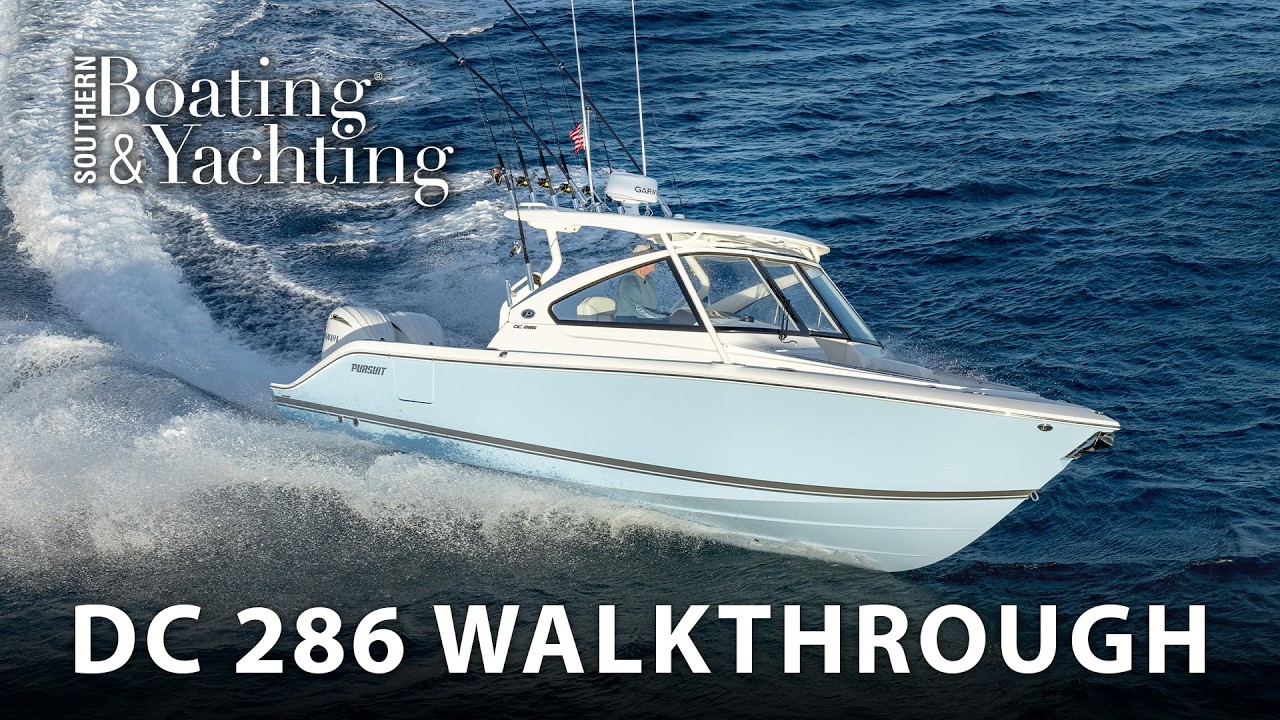 The All-New Pursuit DC 286: Full Beam Hardtop, Twin 300s, Smart Storage