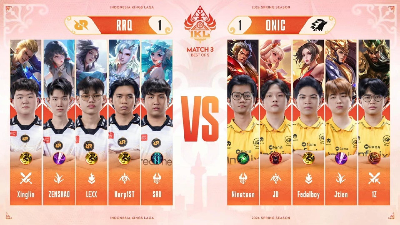 [IKL Spring 2026] ONIC vs RRQ | Game 3 | Group Stage | Week 2 Day 3