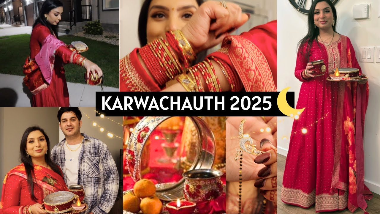 karwachauth Vlog 🌙 : Sargi, Pooja & Fasting | Got a Beautiful Jewellery | Swati Dhunna