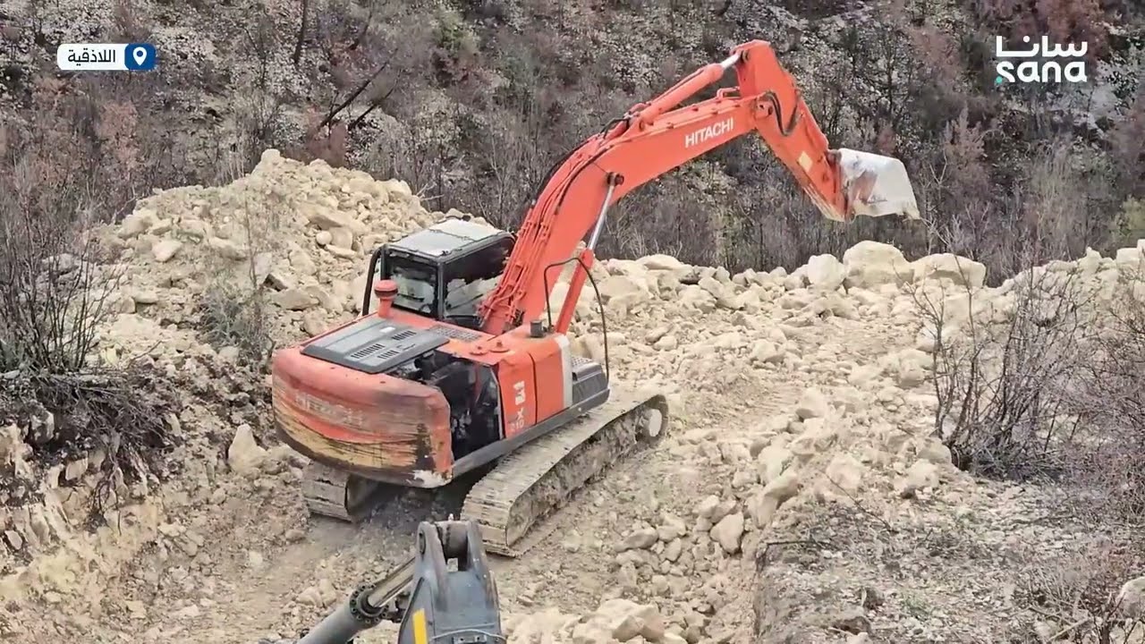 مواصلة تأهيل بئر وادي باصور في جبل الأكراد باللاذقية لدعم عودة الأهالي وتحسين الواقع المائي