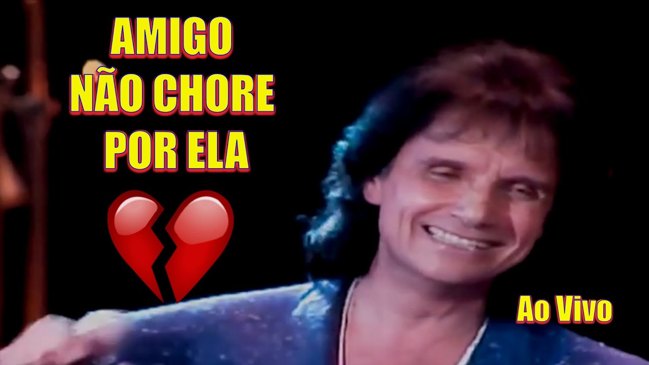 ROBERTO CARLOS - AMIGO NÃO CHORE POR ELA (Ao Vivo RC Especial 1995) - 4k