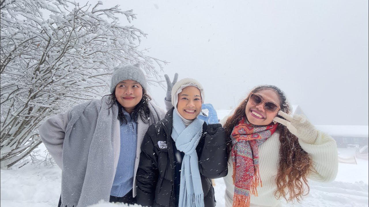  🇩🇪//Serunya Bikin Boneka Salju Pakai Konde // Main Salju Sepuasnya ☃️🌨️⛷️#winter2025  #olinsdaily