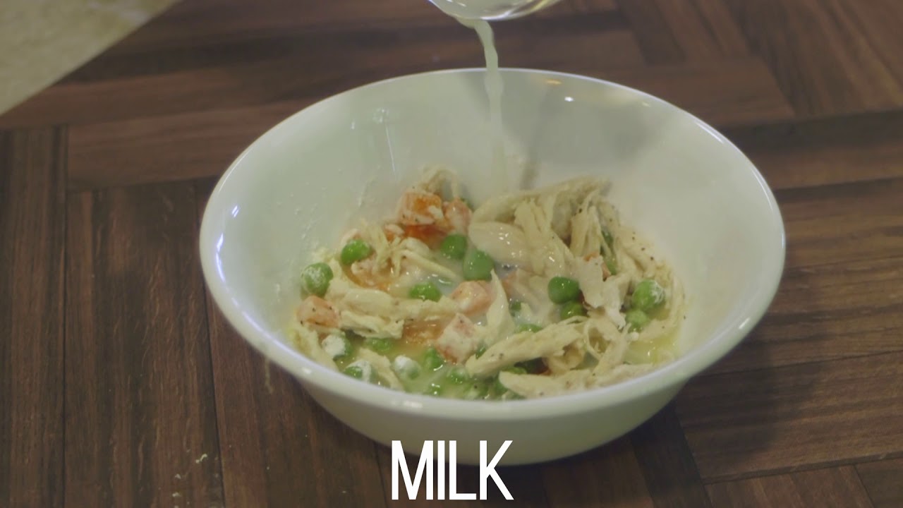 Microwave Chicken Pot Pie