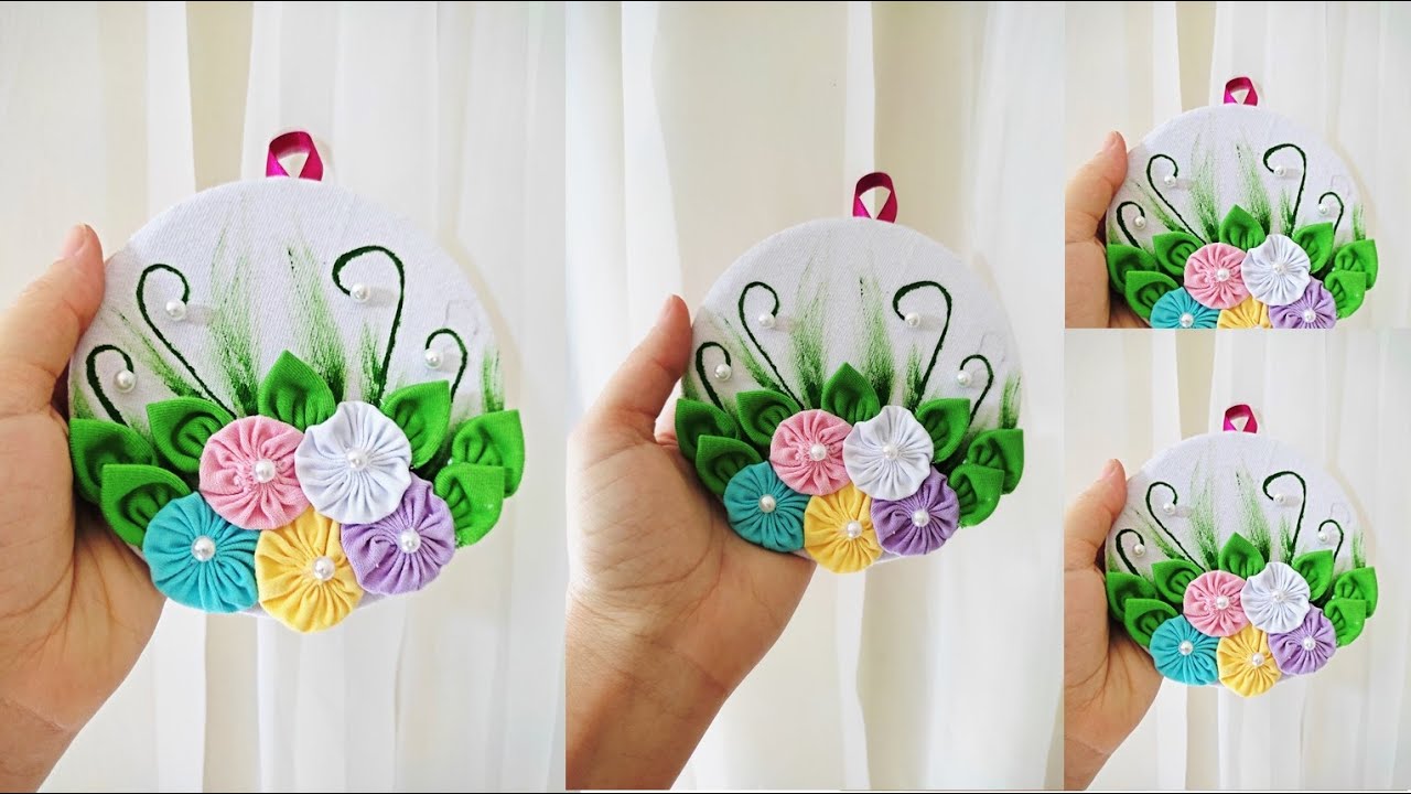 GANHE DINHEIRO GASTANDO POUCO /QUADRO DECORATIVO FEITO COM FUXICO