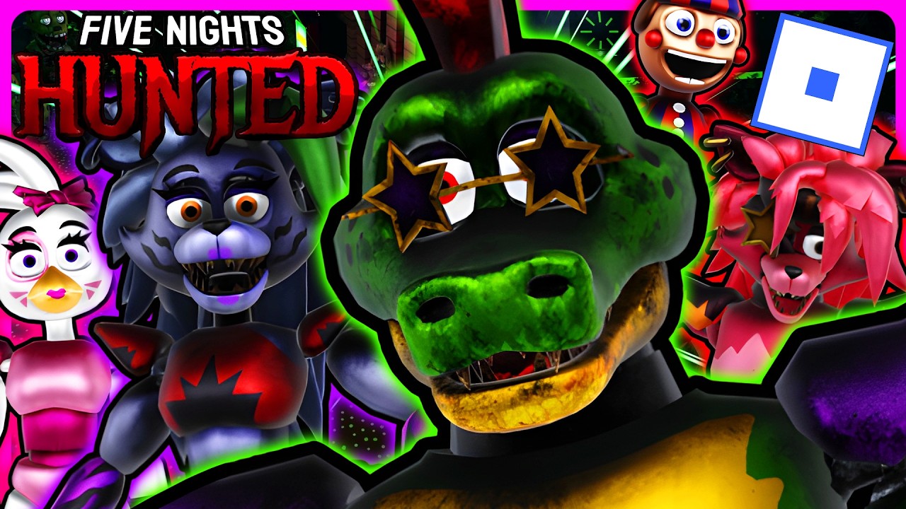 Roblox FNAF | Five Nights: Hunted | The Glamrocks Go GOLFING At Monty's Gator Golf! [Part 26]