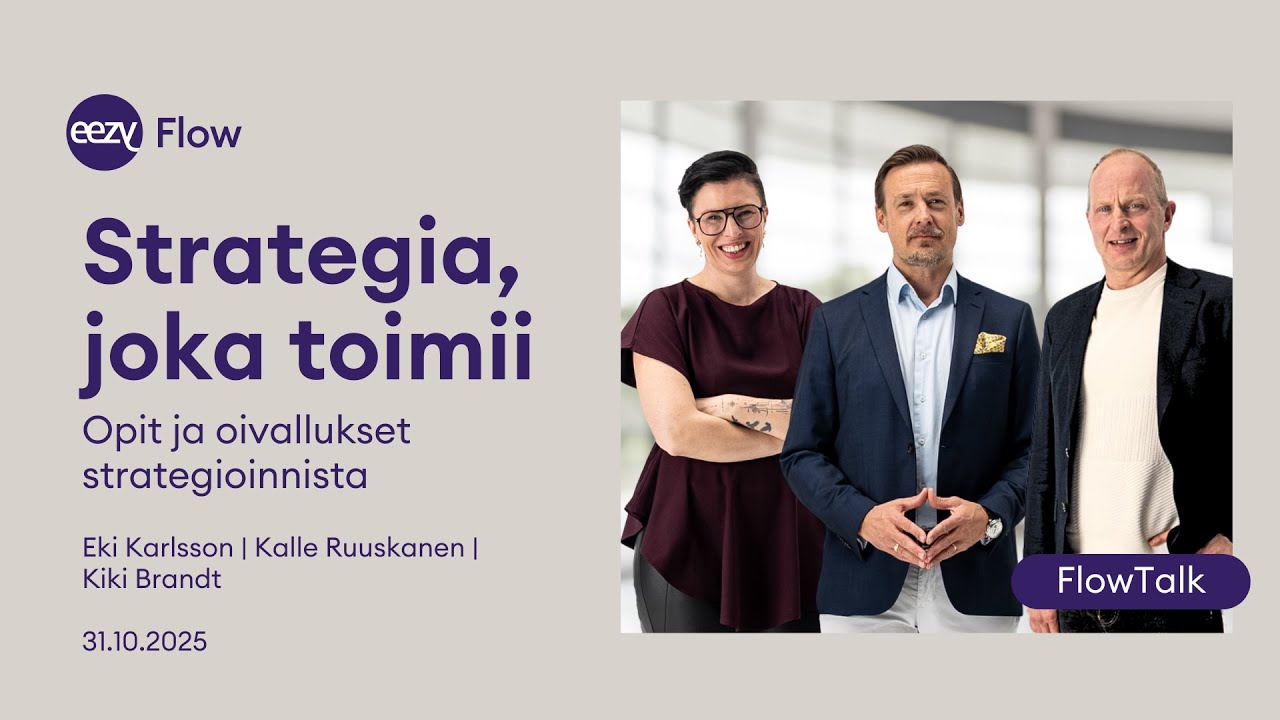 FlowTalk: Strategia, joka toimii - opit ja oivallukset strategioinnista