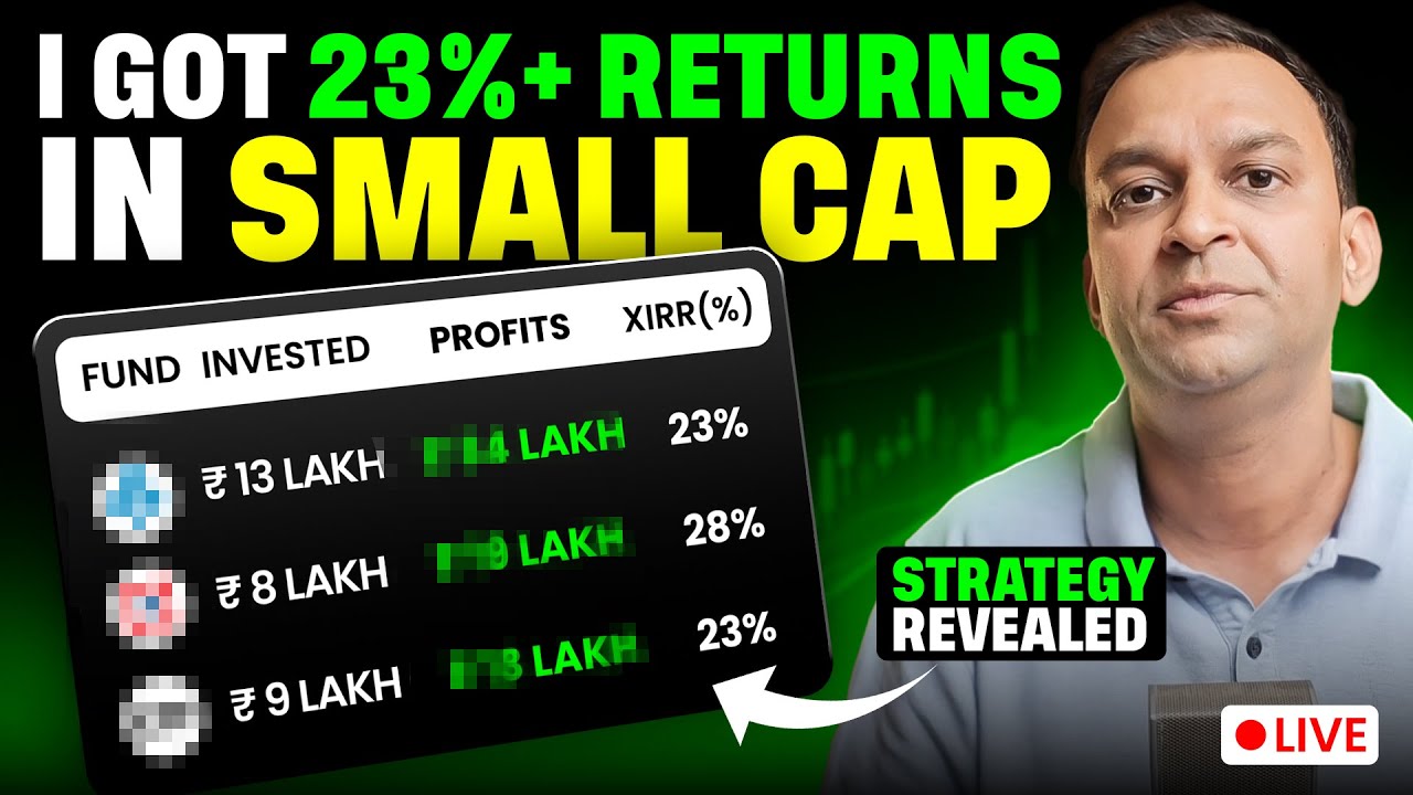 I Got 23%+ Returns Consistently | My Small Cap Fund Selection Strategy
