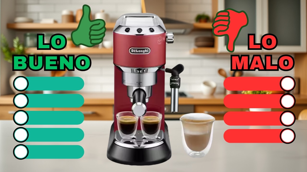 ✅ PROS y CONTRAS ❌ de la Cafetera Delonghi DEDICA | Opini&oacute;n