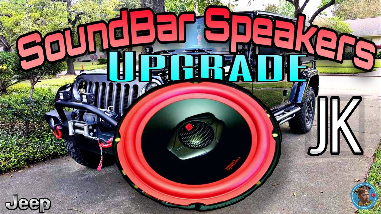 Jeep Speaker upgrade jk jku 6.5