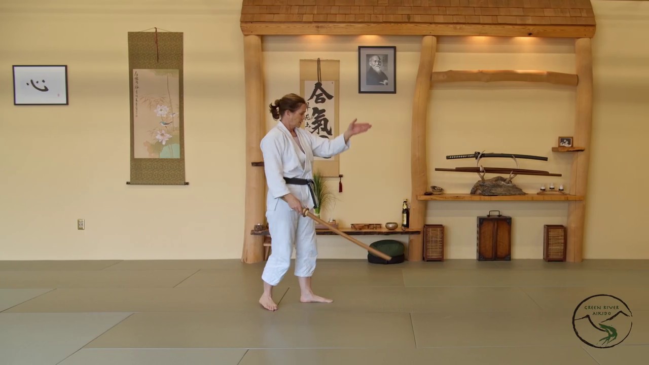 Solo practice: part 1: Aikido Bokken Suburi and 1-4 of the 8 Forms