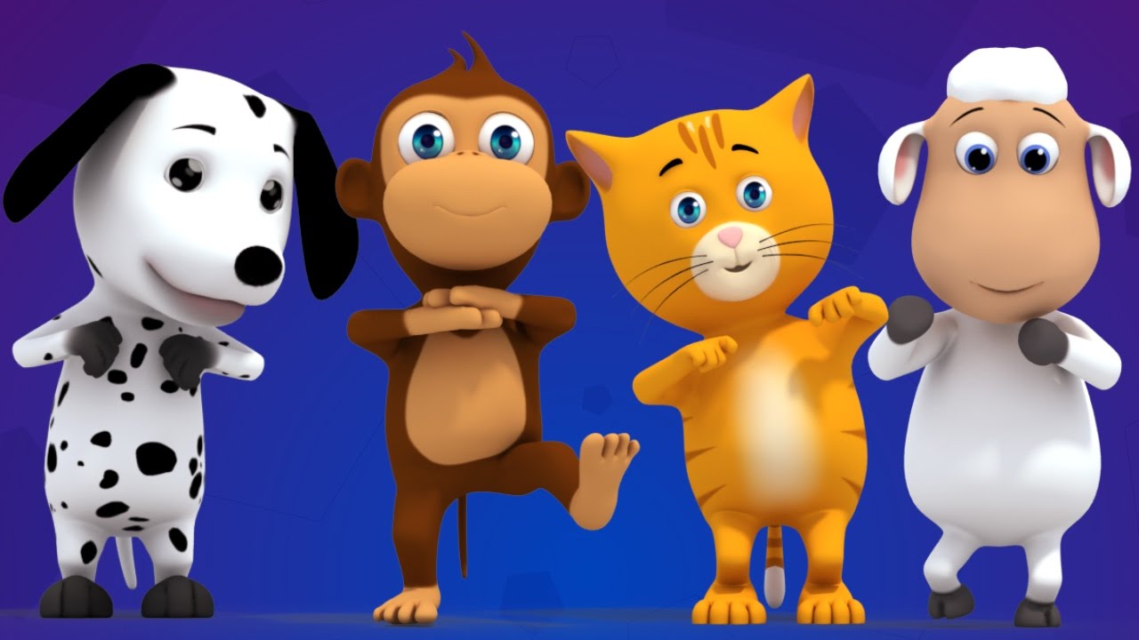 animals finger family | nursery rhymes | kids songs | 3d rhymes | childrens song
