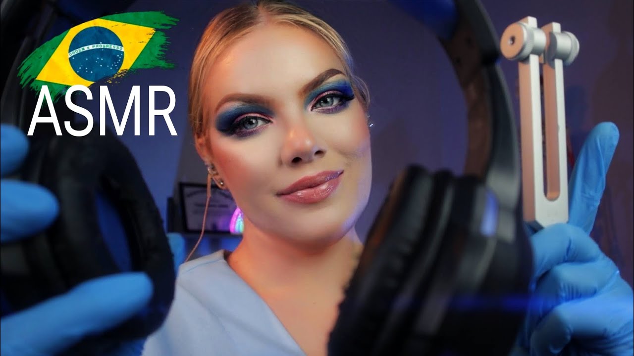 ASMR Teste Auditivo, mas pode FECHAR os Olhos 🎧 Teste de Bipe, Batidas Binaurais, Ruído Marrom