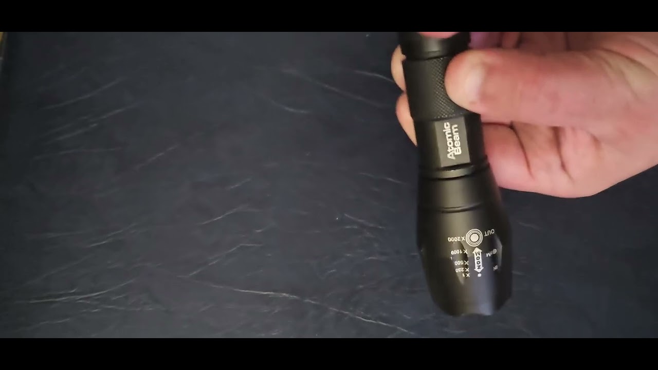 Atomic Beam/flash light Life Hack, works with all similar style flash lights using 3 AAA batteries.