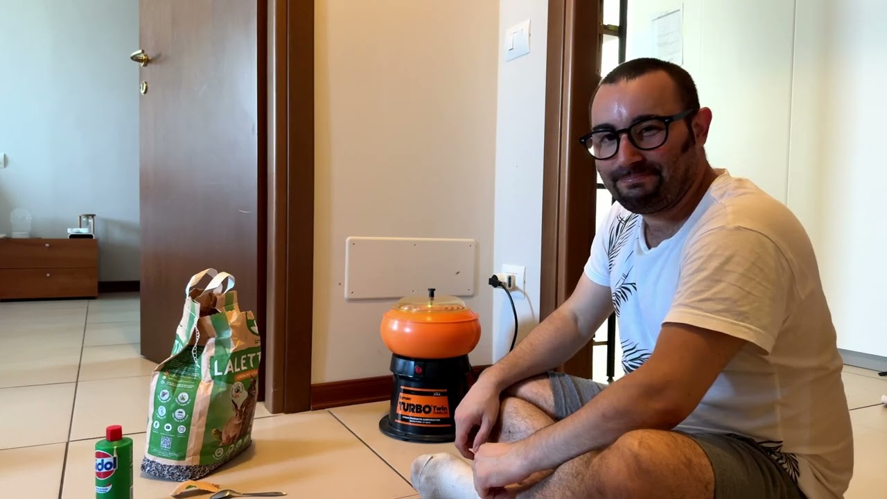 Pulizia Bossoli con lettiera per gatti