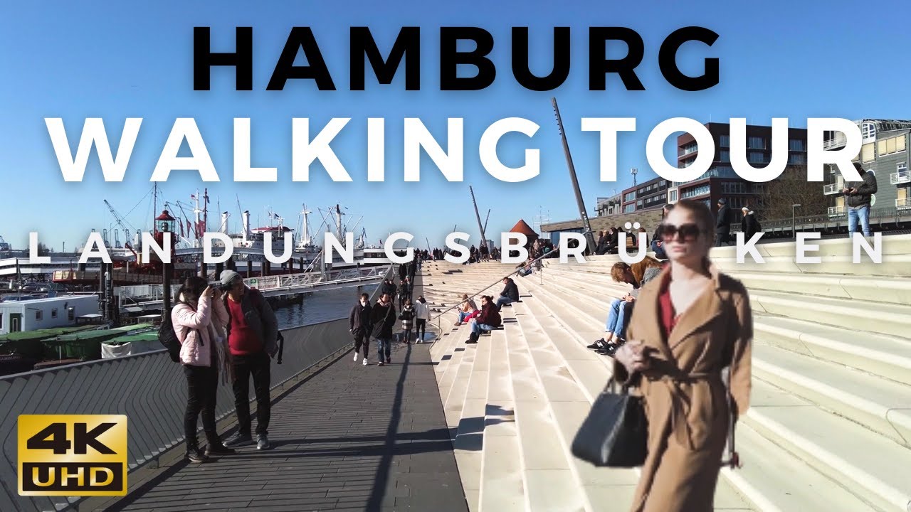 4K 60FPS - HAMBURG Walk -  Speicherstadt - Landungsbrücken - Germany 🇩🇪 - City UHD  [February 2022]