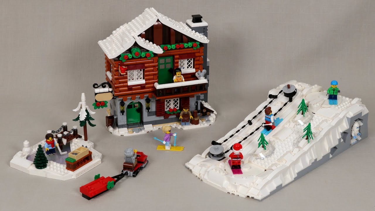 LIVE • Building a working LEGO Ski Hill
