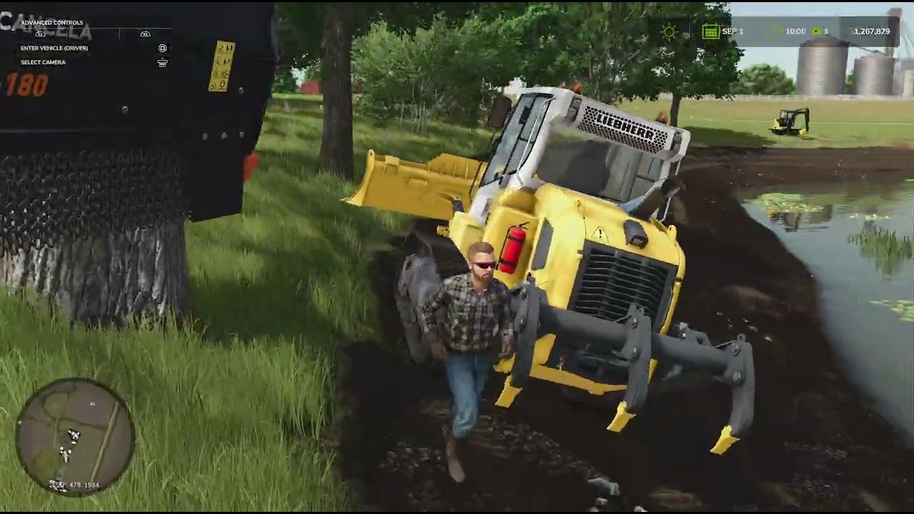 Pushing dirt
