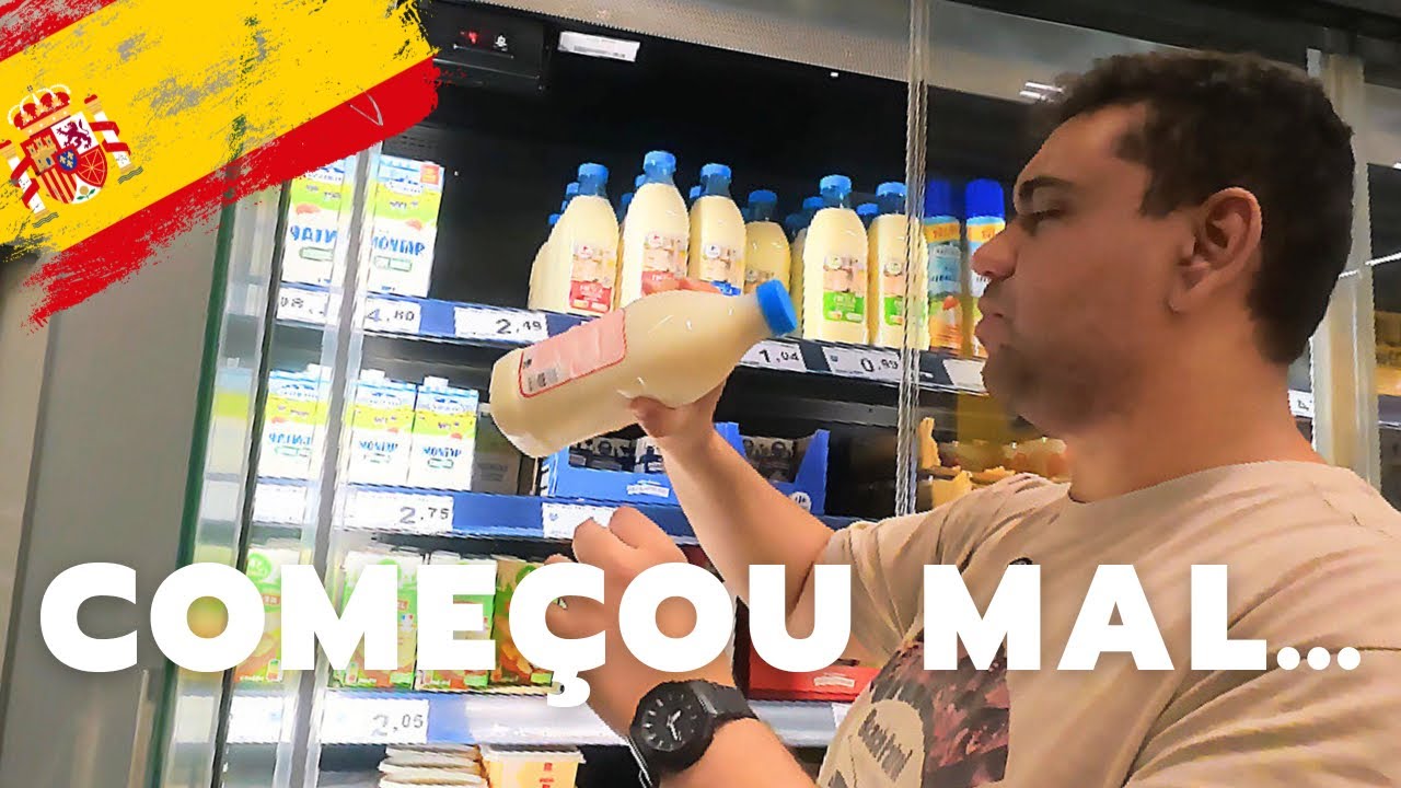 Desafio 400€/mês na Espanha: Já Deu Errado na Primeira Compra?! (Parte 1 ) Mercado na Espanha 🇪🇸