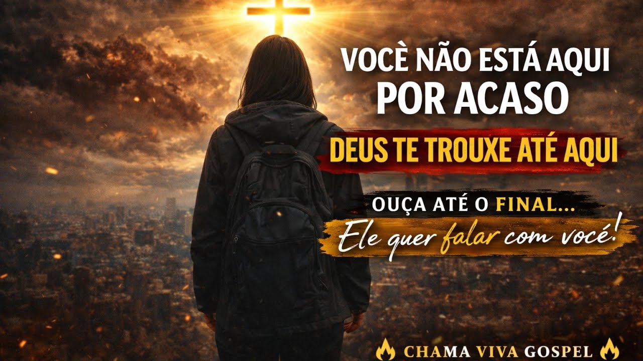 VOCÊ NÃO ESTÁ AQUI POR ACASO 🙏🔥 #Deus #Louvor #Gospel
