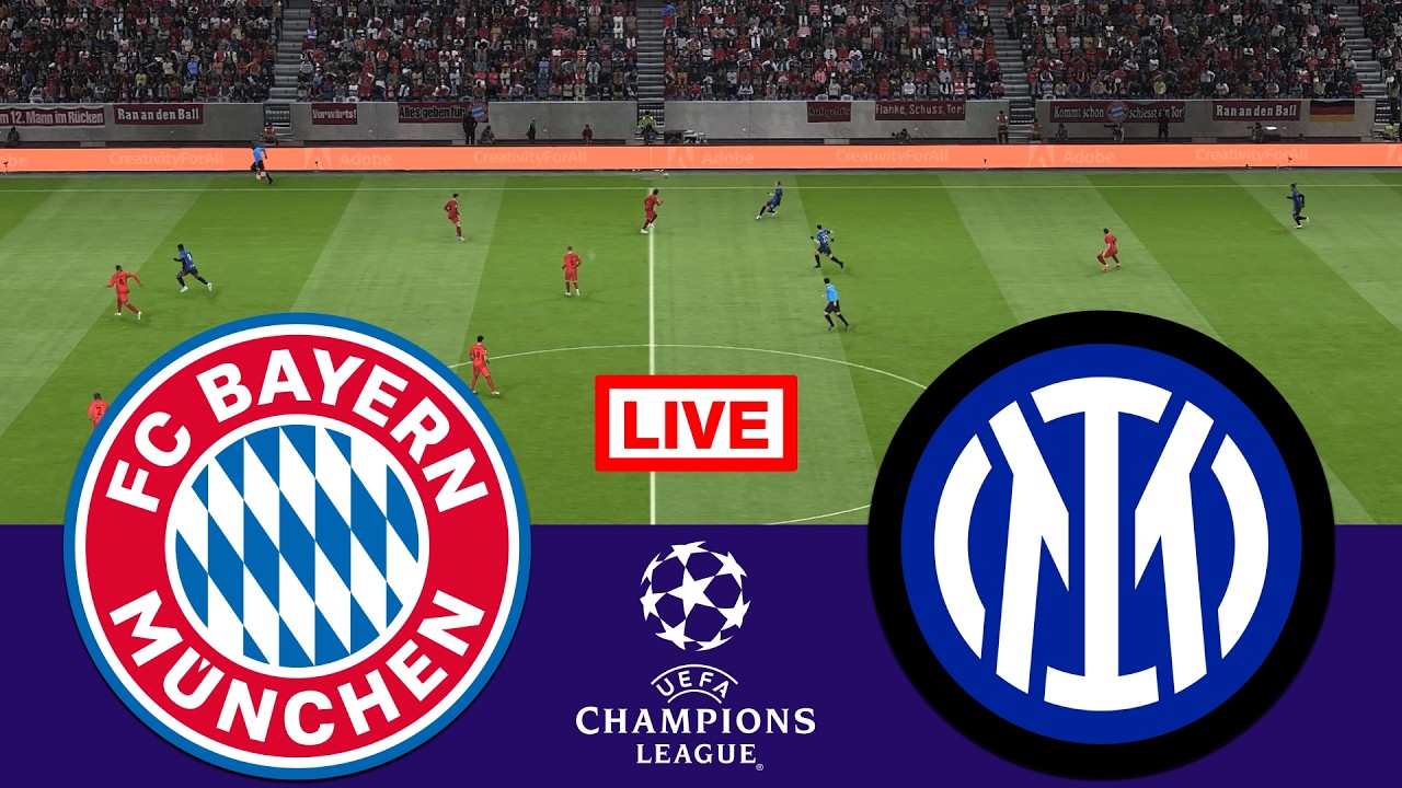 🔴 LIVE : Bayern München gegen Inter Milan | Champions League 2025/26 | VideoGame Simulation