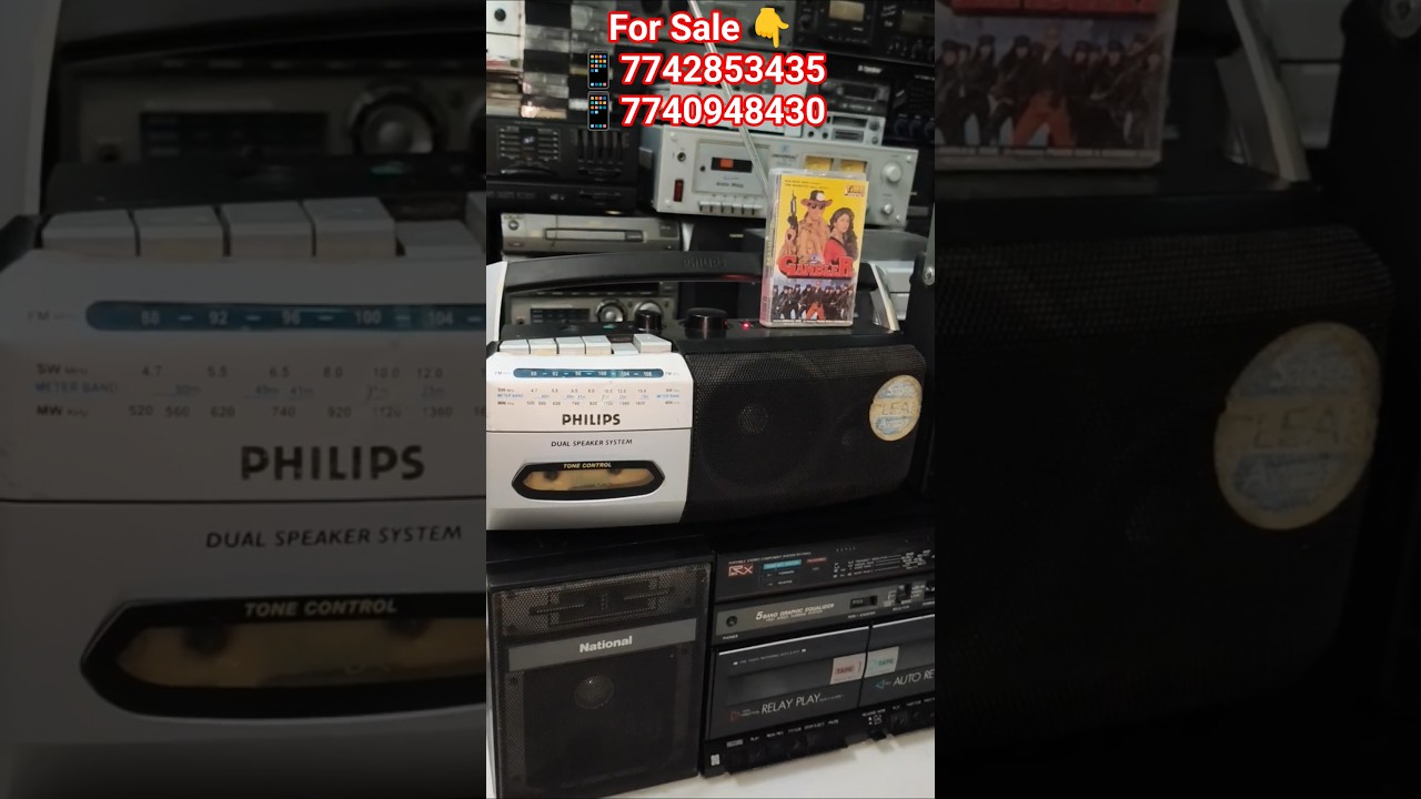 Philips AQ4460 FM Radio Cassette Tape Recorder Available #philips #fm #radio #cassette #tape #music