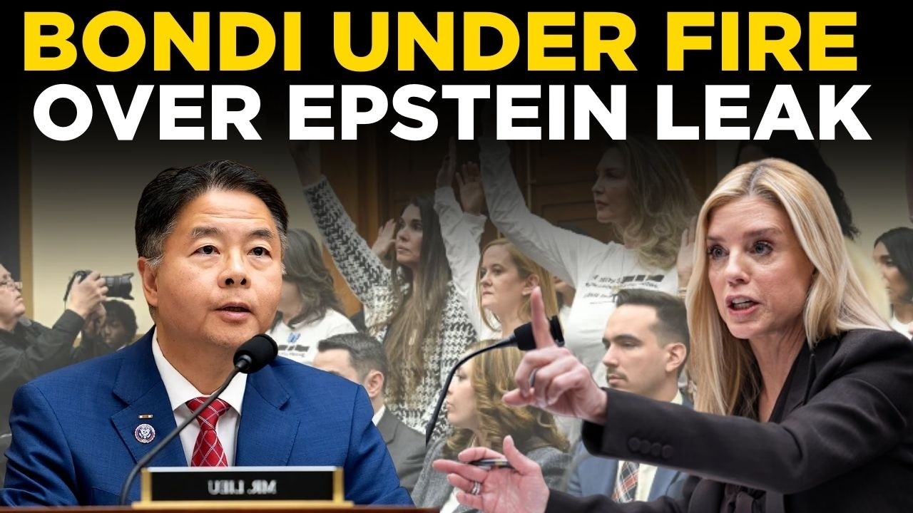 PAM BONDI LIVE: Bondi Faces Intense Backlash Over Epstein Survivors&rsquo; Private Information Leak