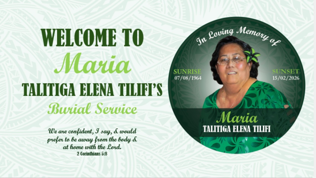 Maria Talitiga Elena Tiflifi's Wake