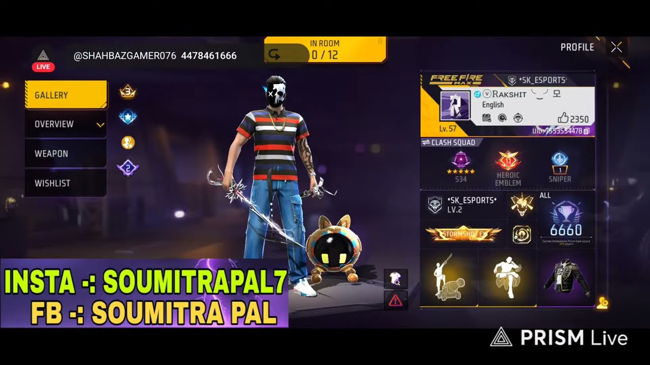 FF LIVE GUILD TEST | GUILD TEST LIVE FREE FIRE | FREE FIRE LIVE GUILD TEST 😍🥰 #freefirelive #guild