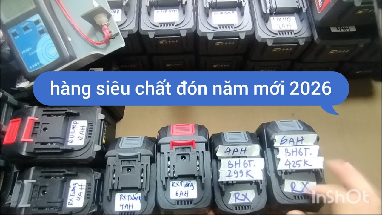 Những khối pin đóng  siêu chất lượng . Đón năm mới 2026 pin ss25r, vtc5d , Sony vx40 , eve 40p mới  
