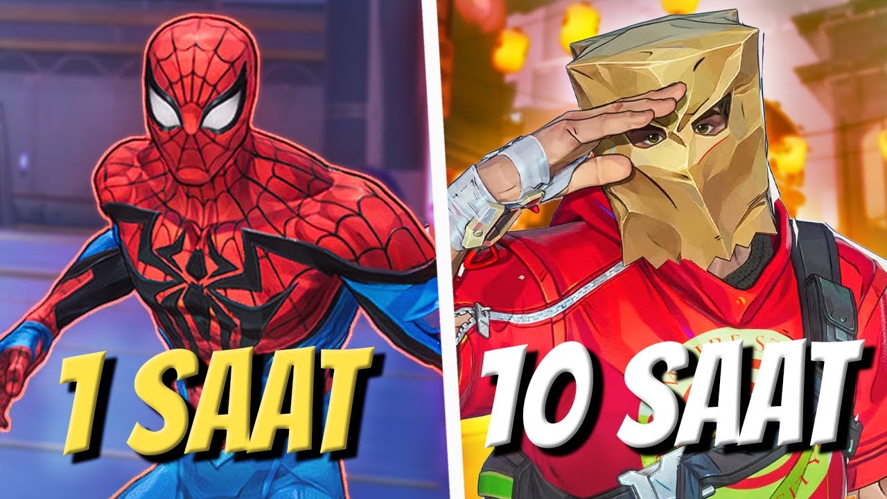 10 Saat Boyunca Sadece SPIDER-MAN Oynadım | Marvel Rivals