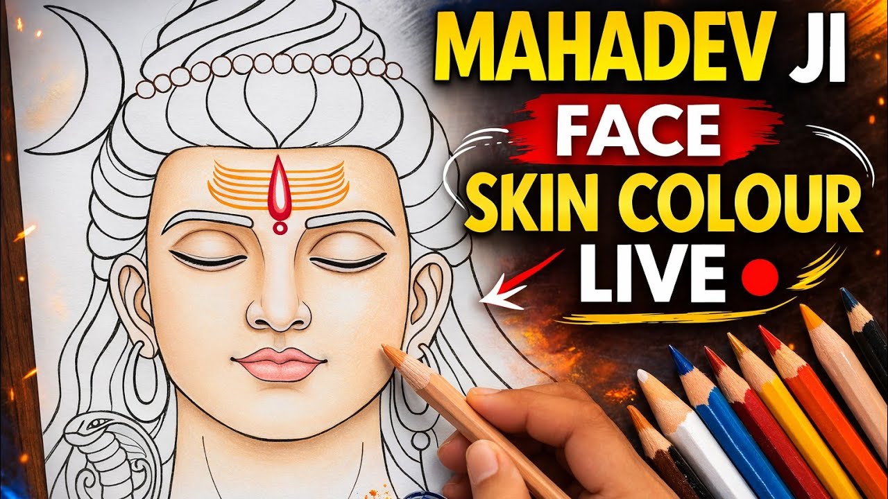 आज 🔴Live में Mahadev Ji का Face Complete 🔱 | Har Har Mahadev |