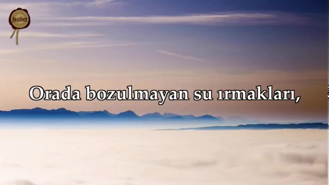 Muhammed suresi 15.ayeti kerime