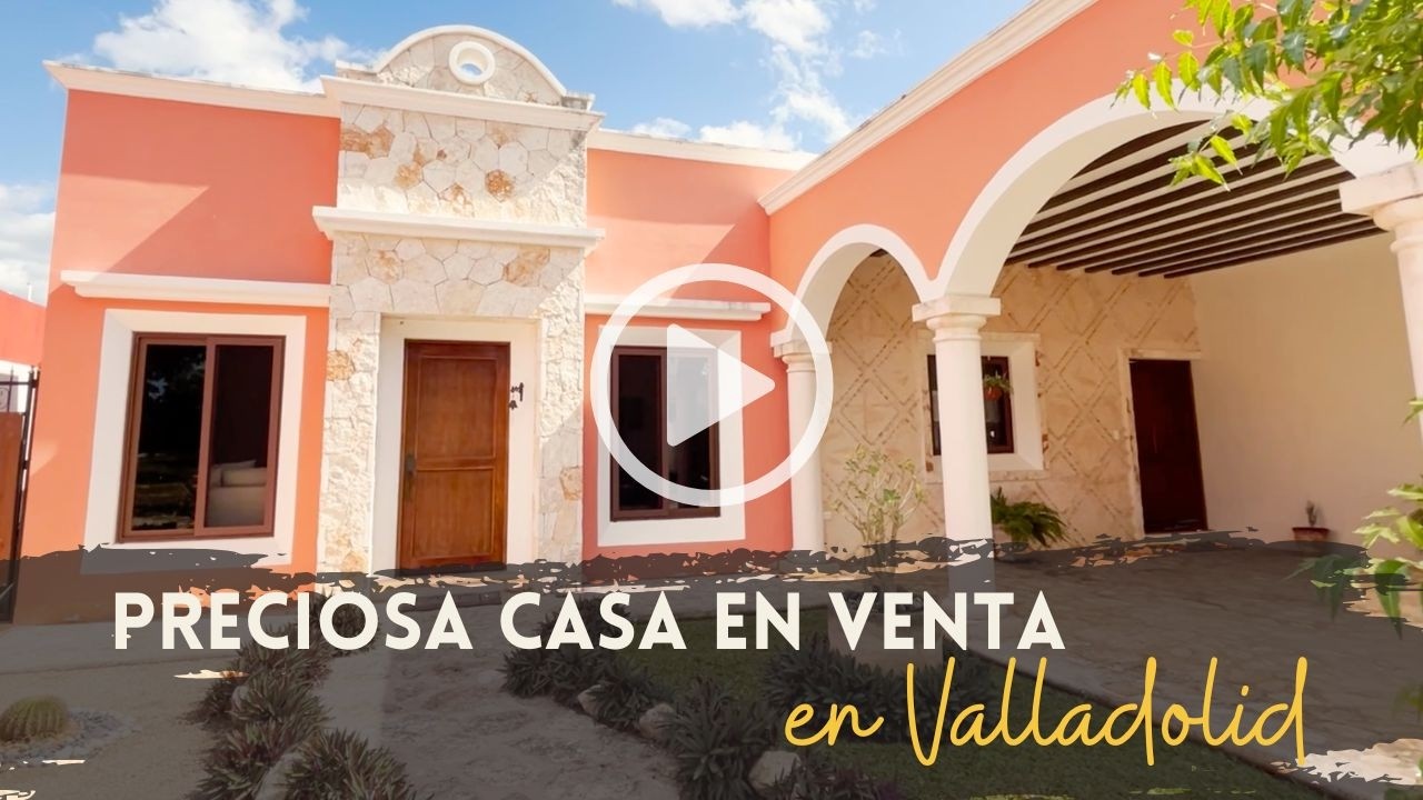 Casa equipada y lista para habitar en venta en Valladolid Yucatan
