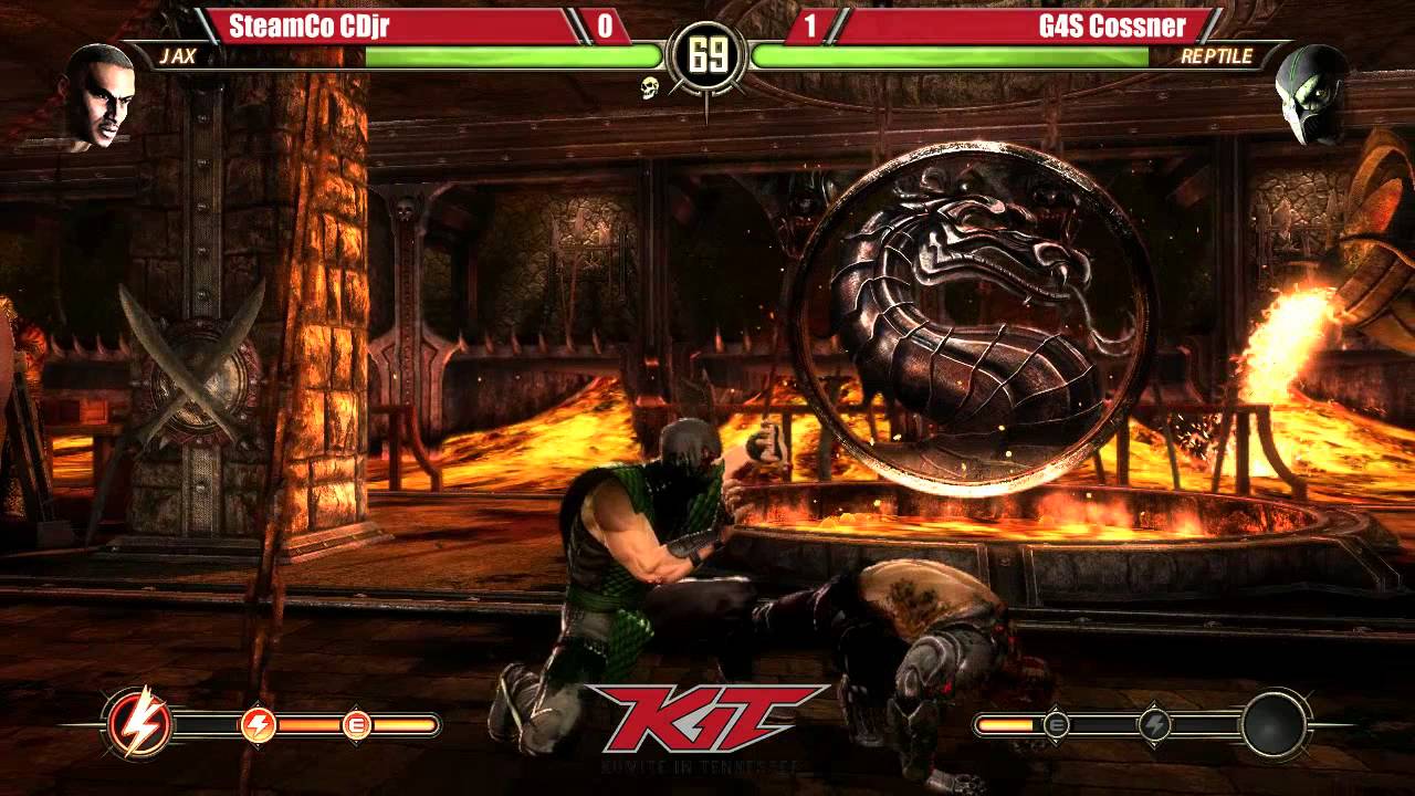MK9 @ KIT15 - SteamCo CDjr (Jax) vs G4S Cossner (Reptile) [720p/60fps]
