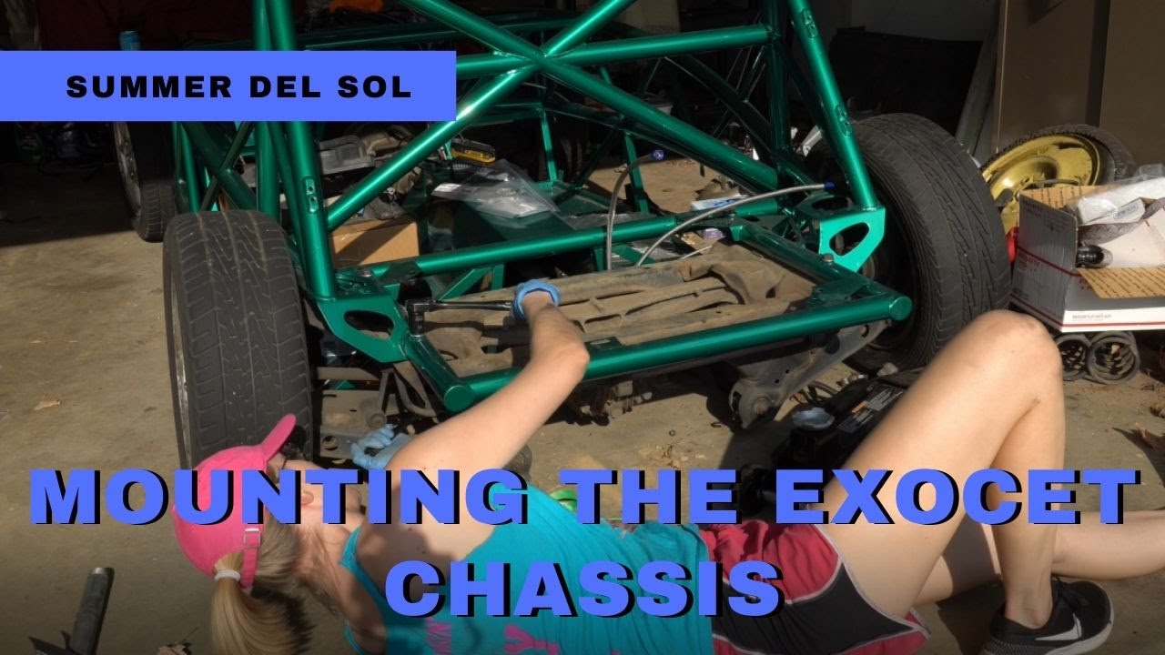 Mounting the Exocet Chassis on the Miata Power Plant Frame