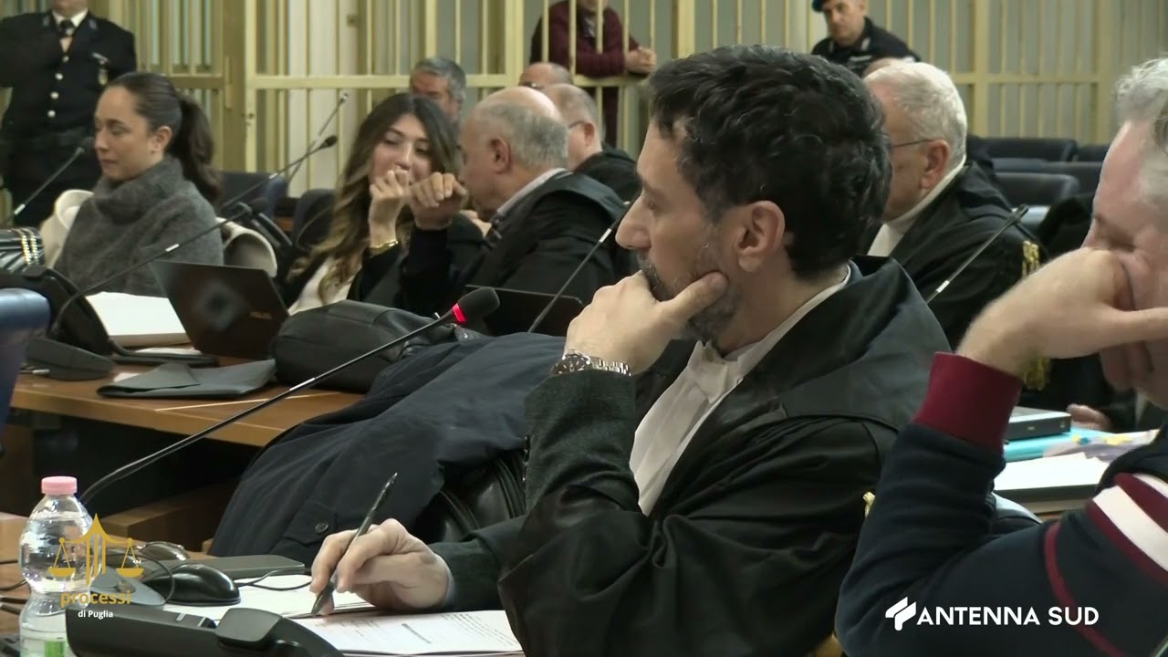 PROCESSI DI PUGLIA PROCESSO PADELLARI,OMICIDIO CAIRO E SPADA DEL 09 GENNAIO 2024