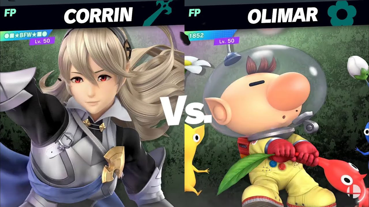 Amiibo Battles: Corrin vs Olimar (BFW vs 1852)