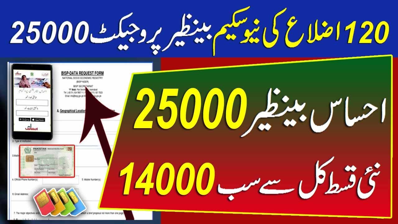 Ehsaas Program 25000| BISP 25000 | Benazir Income Support Program 25000