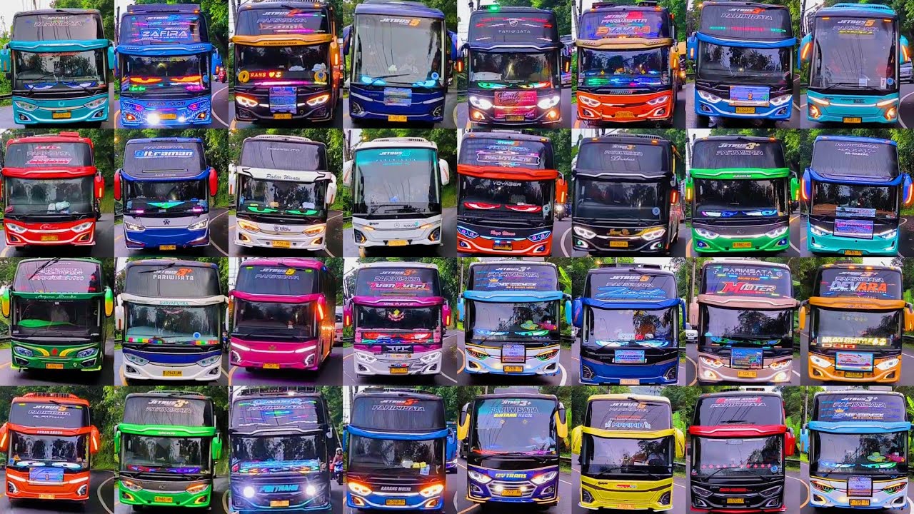 KUMPULAN KLAKSON TELOLET BASURI TERBARU ZAFIRA,ZIMAT DAN BUS LAINYA MENGULAR DI KELOK 5 BANJAR