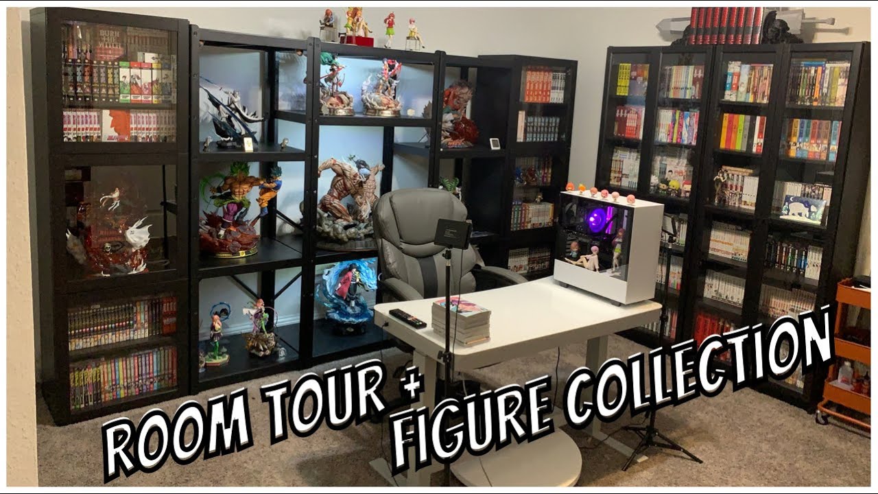 2022 Room Tour + Anime Figure Collection! | It's over $9000