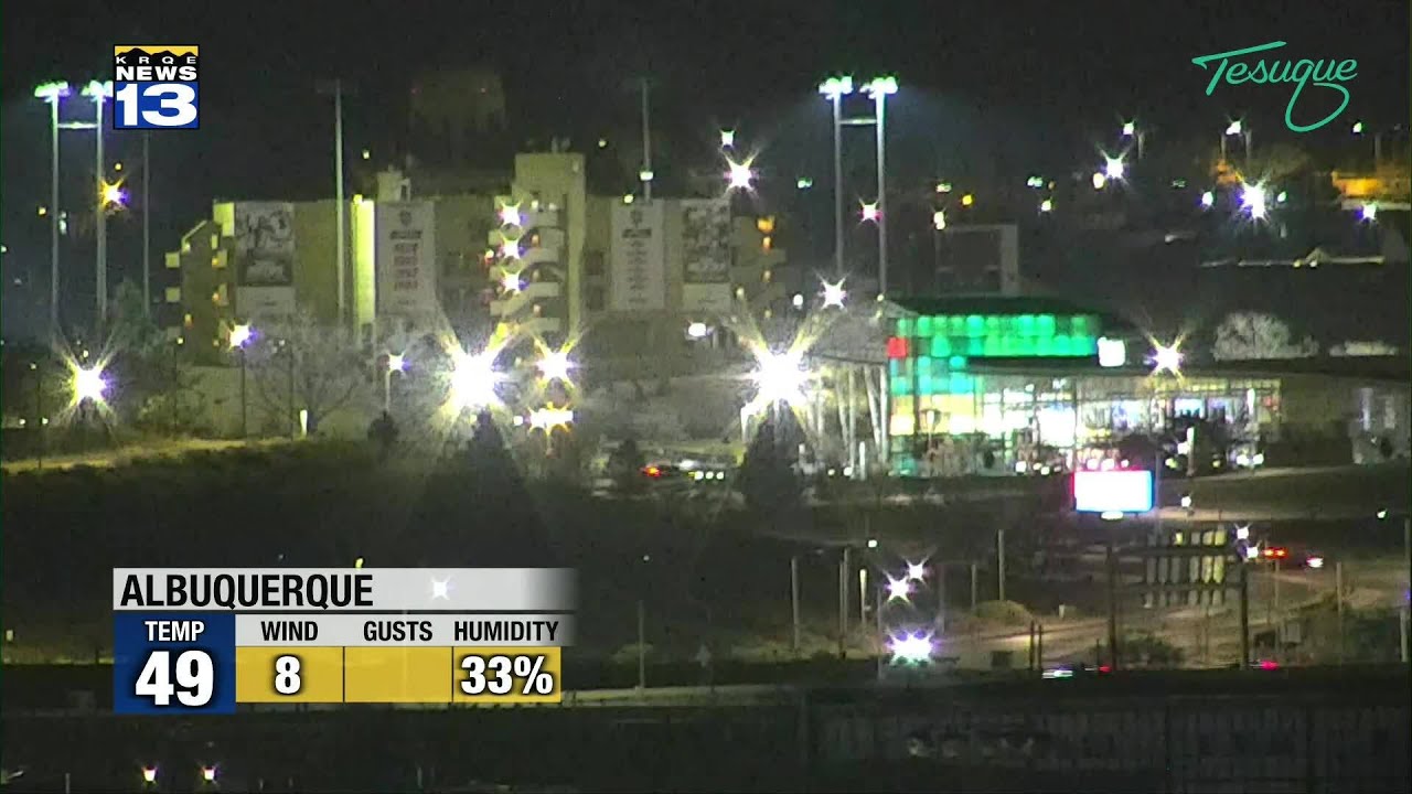 Breezy and warm conditions across New Mexico to start the week