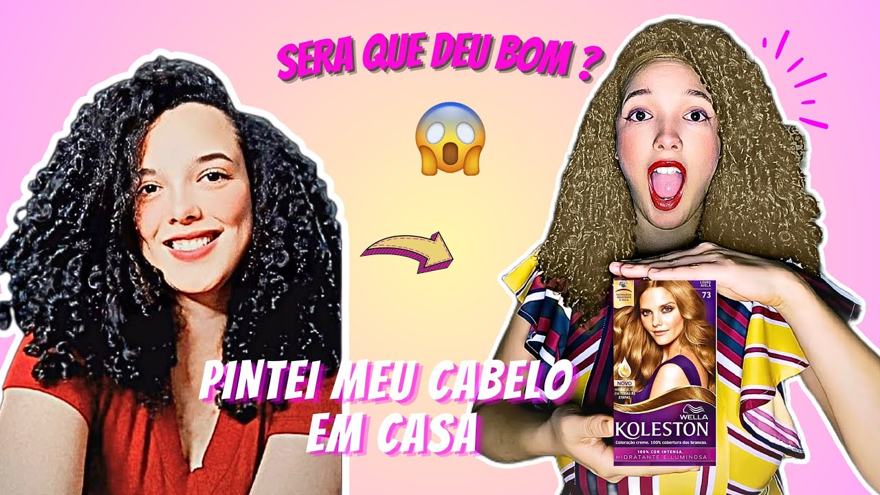 PINTEI MEU CABELO EM CASA😱 Veja o que aconteceu no final! 🫰🏻