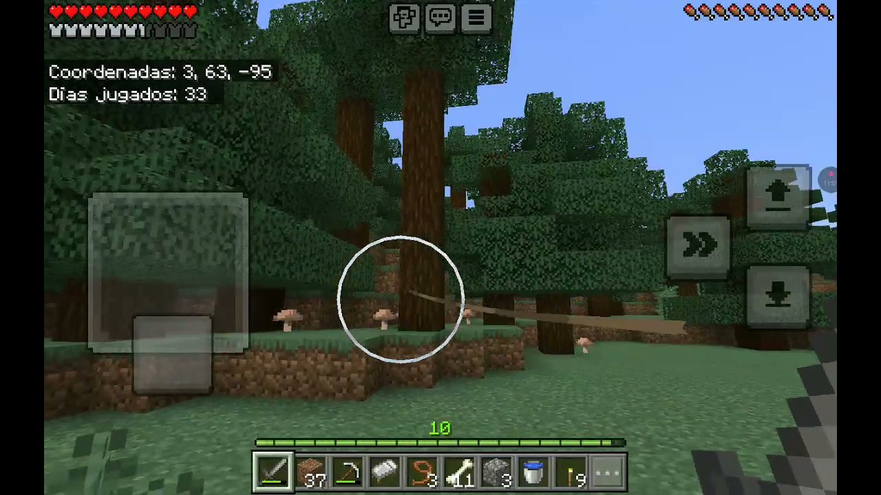 Encontrando a mi perro en minecraft(Sin edit)