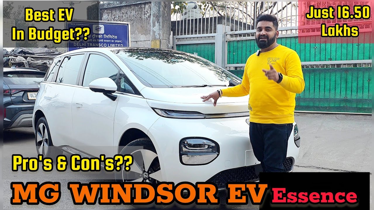 MG WINDSOR EV Essence Walkround and Drive Review🔥Best EV Under 20 Lakhs??