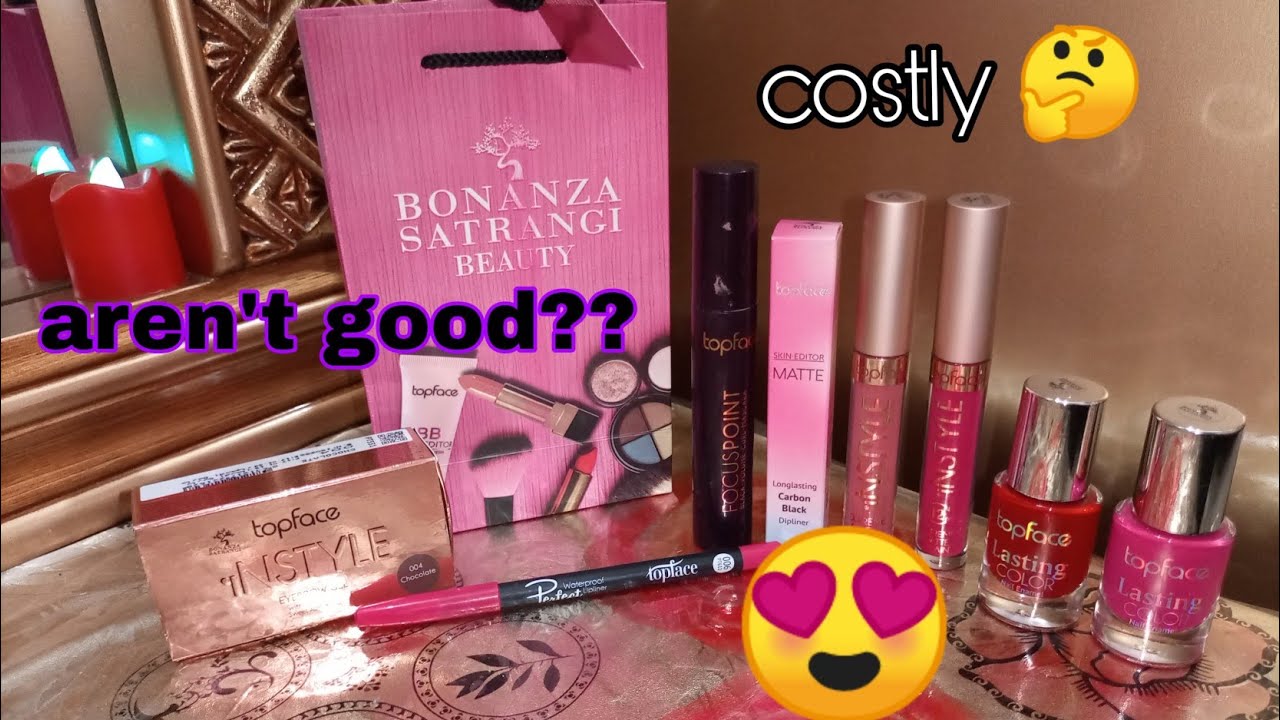 topface makeup || Bonanza satrangi beauty products review