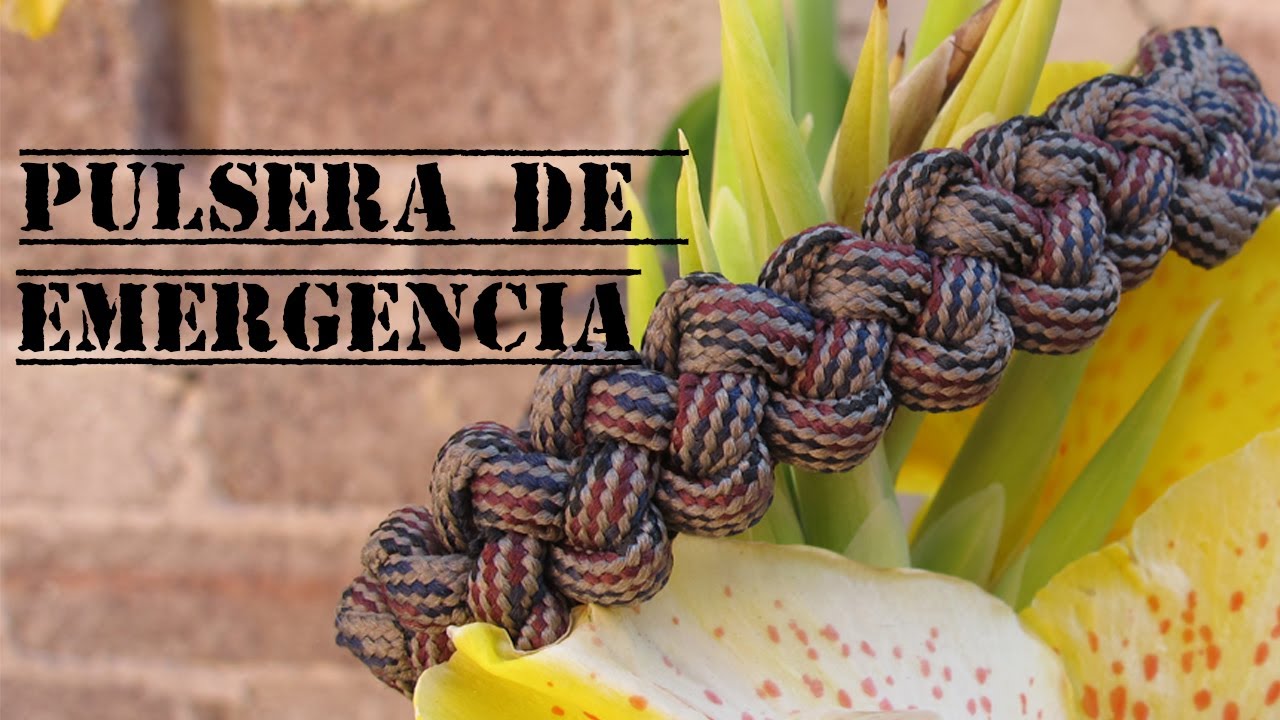 Como hacer una Pulsera de Paracord de EMERGENCIA | Suelta Fácil |PULSERA DE SUPERVIVENCIA| TUTORIAL