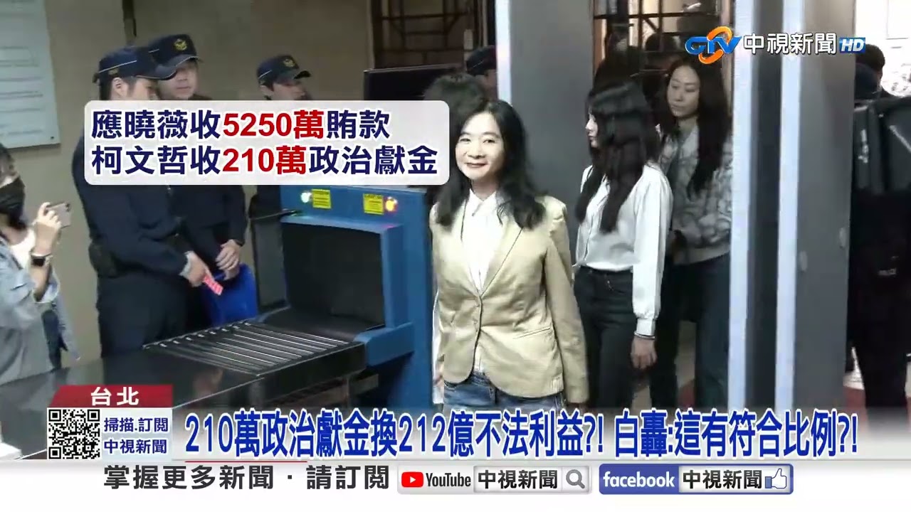 轟政治獻金當賄款是抹黑?! 柯文哲怒嗆:我不會屈服!│中視新聞 20260327