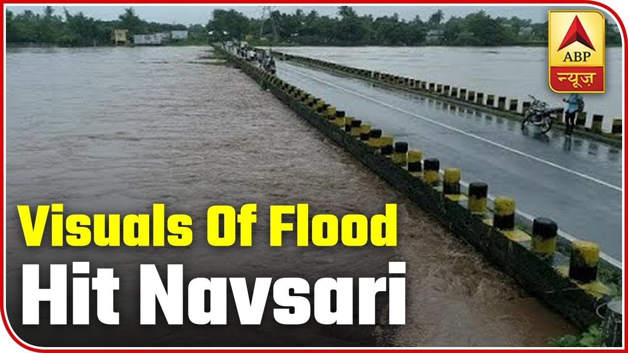 Watch: Visuals With A Drone Camera From Flood Hit Navsari | ABP News